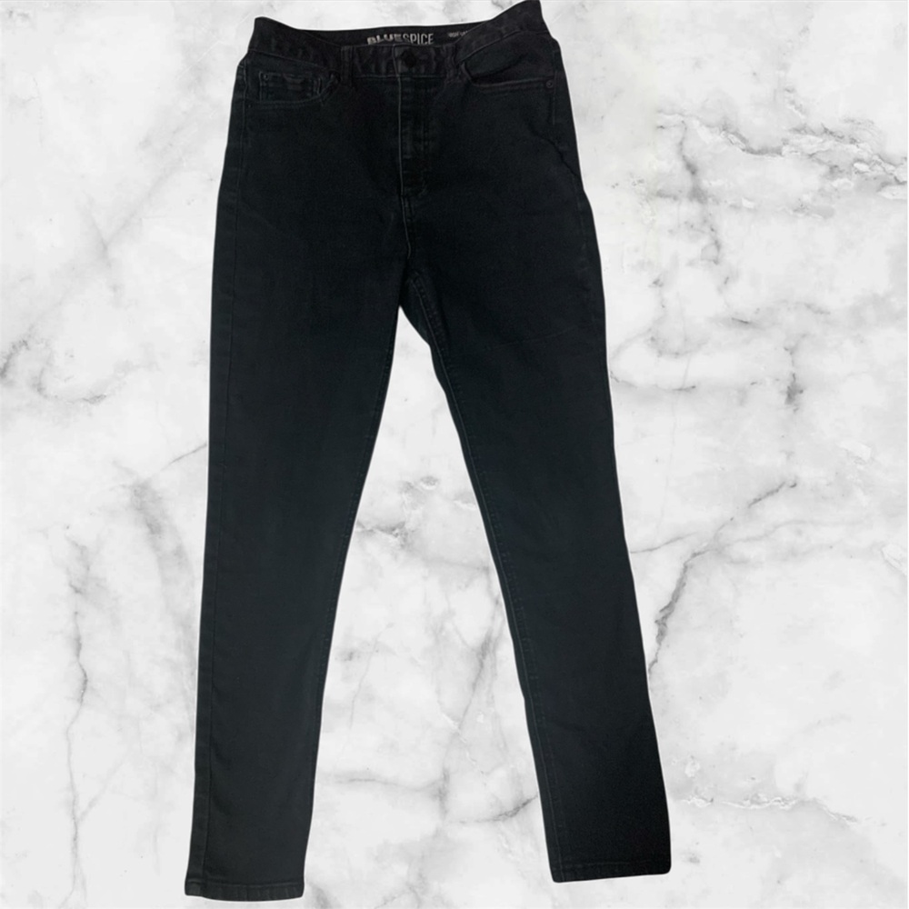 Bluespice Women's High Waisted Black Jeans